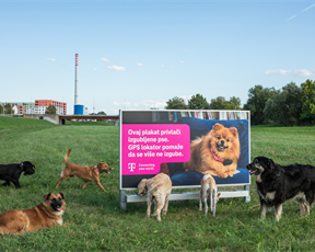 Hrvatski Telekom launches innovative poster to help find lost dogs