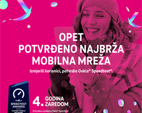 Hrvatski Telekom again wins the Speedtest Award™ for the Best Mobile Network in Croatia