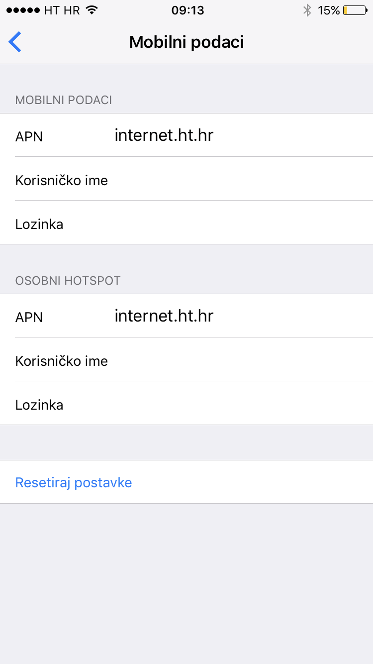 Mobilni internet ne radi